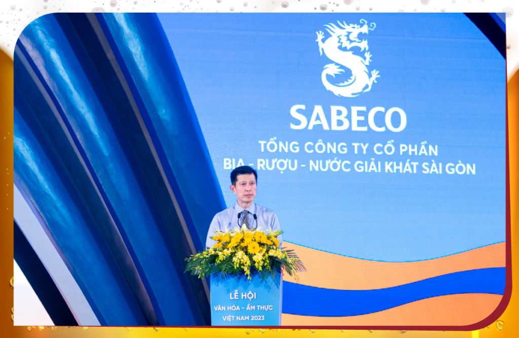 Ông Bennett Neo phát biểu tại chương trình khai mạc Lễ hội Văn hóa Ẩm thực tại Quảng Trị