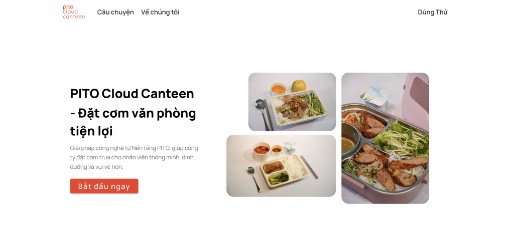 Ứng dụng PITO Cloud Canteen 