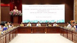 Đoàn Đại biểu Quốc hội Hà Nội làm việc với các cơ quan TP trước kỳ họp thứ 5