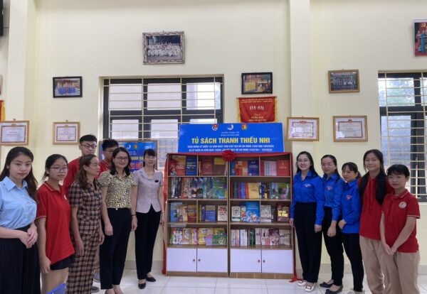 Khánh thành công trình “Tủ sách thanh thiếu nhi” và “Thư viện xanh điện tử” tại xã Ngũ Hiệp (Thanh Trì, Hà Nội)