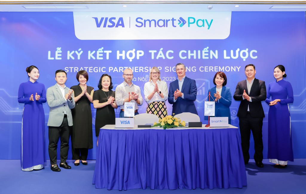 Lễ ký kết hợp tác chiến lược giữa Visa và SmartPay