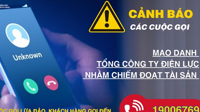 EVNNPC cảnh báo đối tượng mạo danh nhân viên điện lực gọi điện lừa đảo khách hành