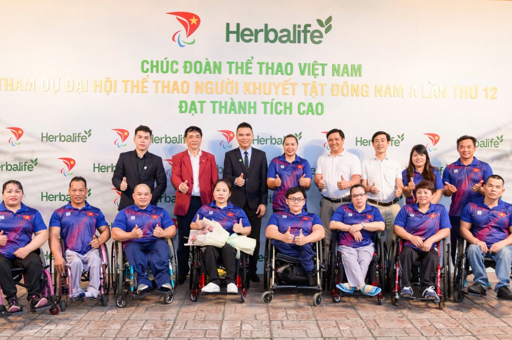 Herbalife Việt Nam đồng hành cùng Hiệp hội Paralympic Việt Nam tổ chức lễ xuất quân  tham dự ASEAN Para Games 2023