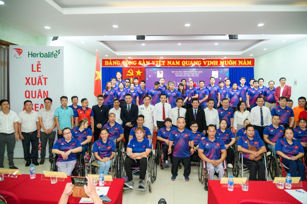 Herbalife Việt Nam đồng hành cùng Hiệp hội Paralympic Việt Nam tổ chức lễ xuất quân  tham dự ASEAN Para Games 2023