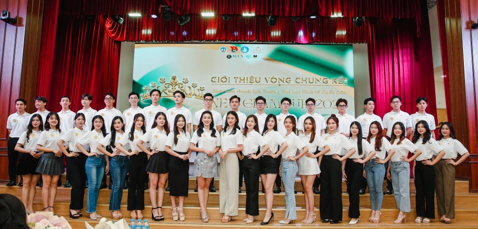 Lộ diện top 40 sinh viên thanh lịch Đại học Kinh tế Quốc dân