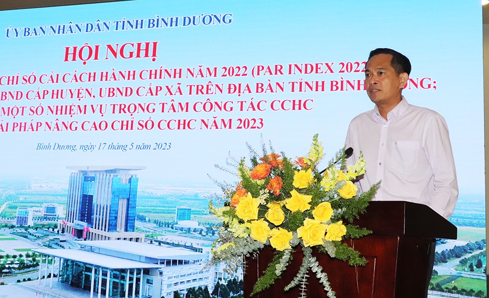 Bình Dương: Tiếp tục cải thiện chỉ số cải cách hành chính