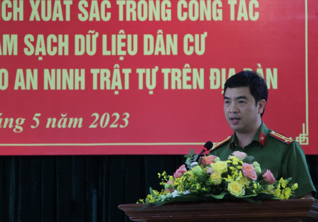 Thượng tá Nguyễn Hữu Khánh - Trưởng Công an quận Tây Hồ