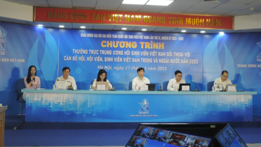 Thường trực Trung ương Hội Sinh viên Việt Nam tham gia chương trình đối thoại 