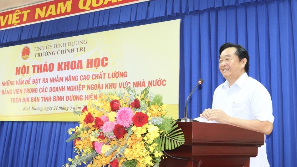 Bình Dương đẩy mạnh phát triển Đảng trong các doanh nghiệp ngoài Nhà nước