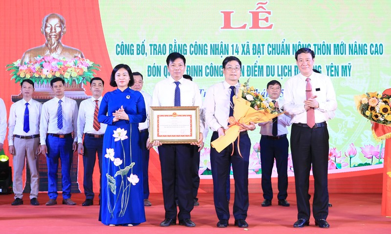 Thanh Trì đã có 15/15 xã được công nhận chuẩn Nông thôn mới nâng cao