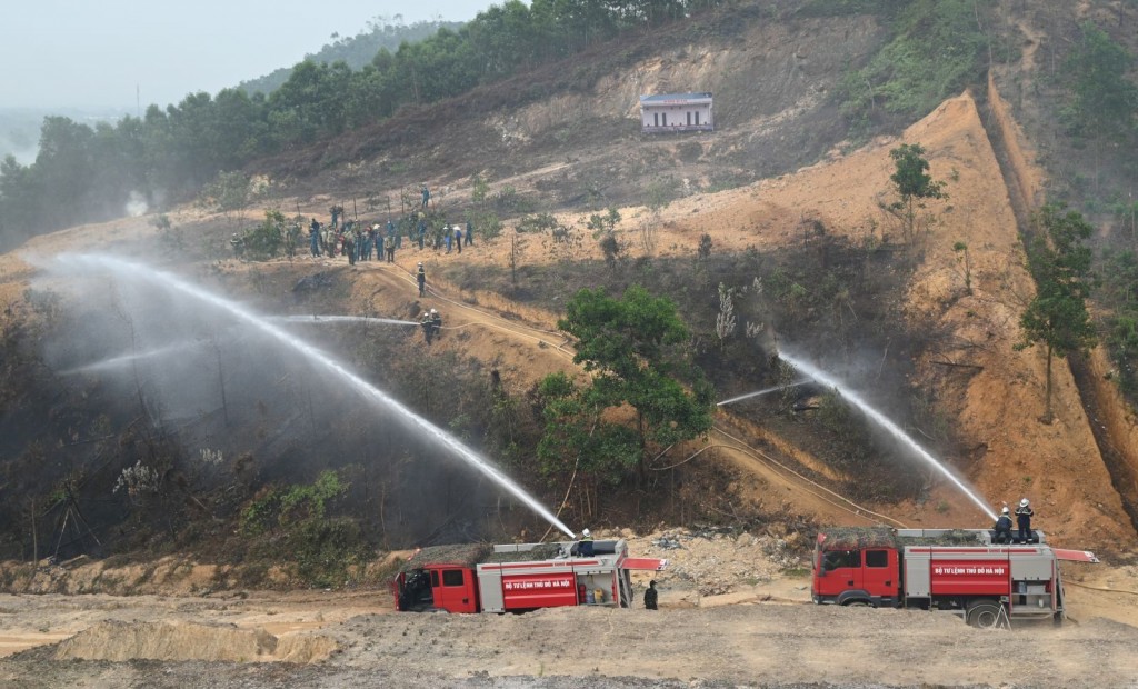 Nội dung diễn tập chiến đấu phòng thủ dân sự xã Yên Bài