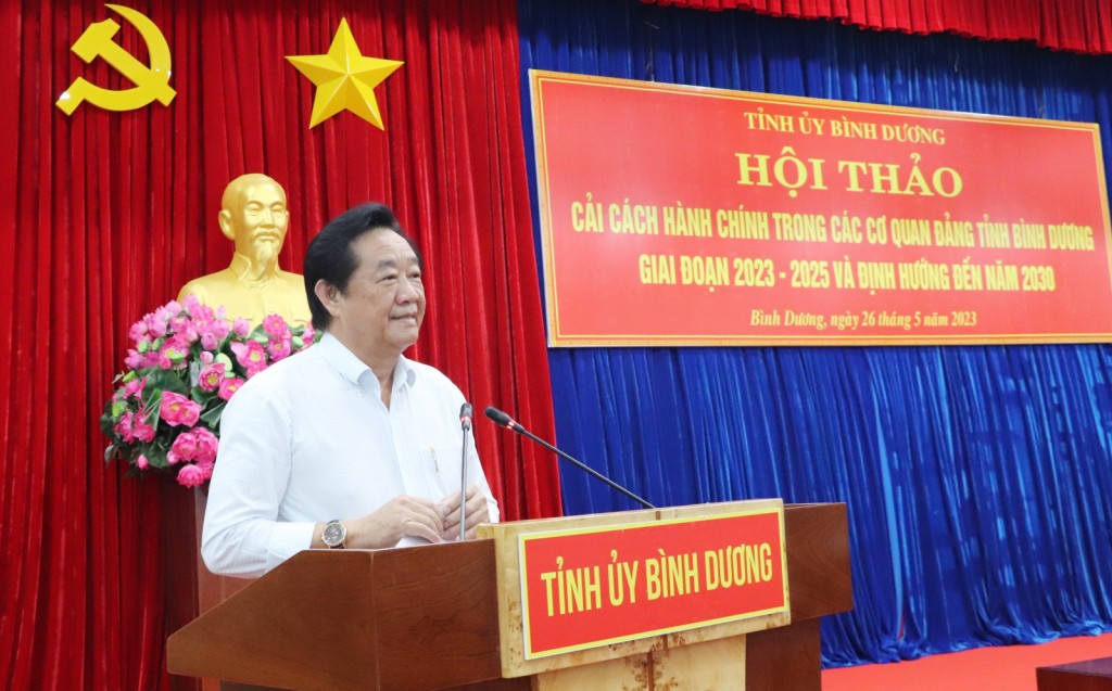 Tiến sĩ Nguyễn Hoàng Thao, Phó Bí thư Thường trực Tỉnh ủy Bình Dương