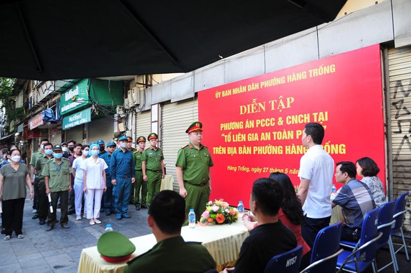 Tổ liên gia an toàn PCCC nhanh chóng ứng phó với các tình huống cháy nổ