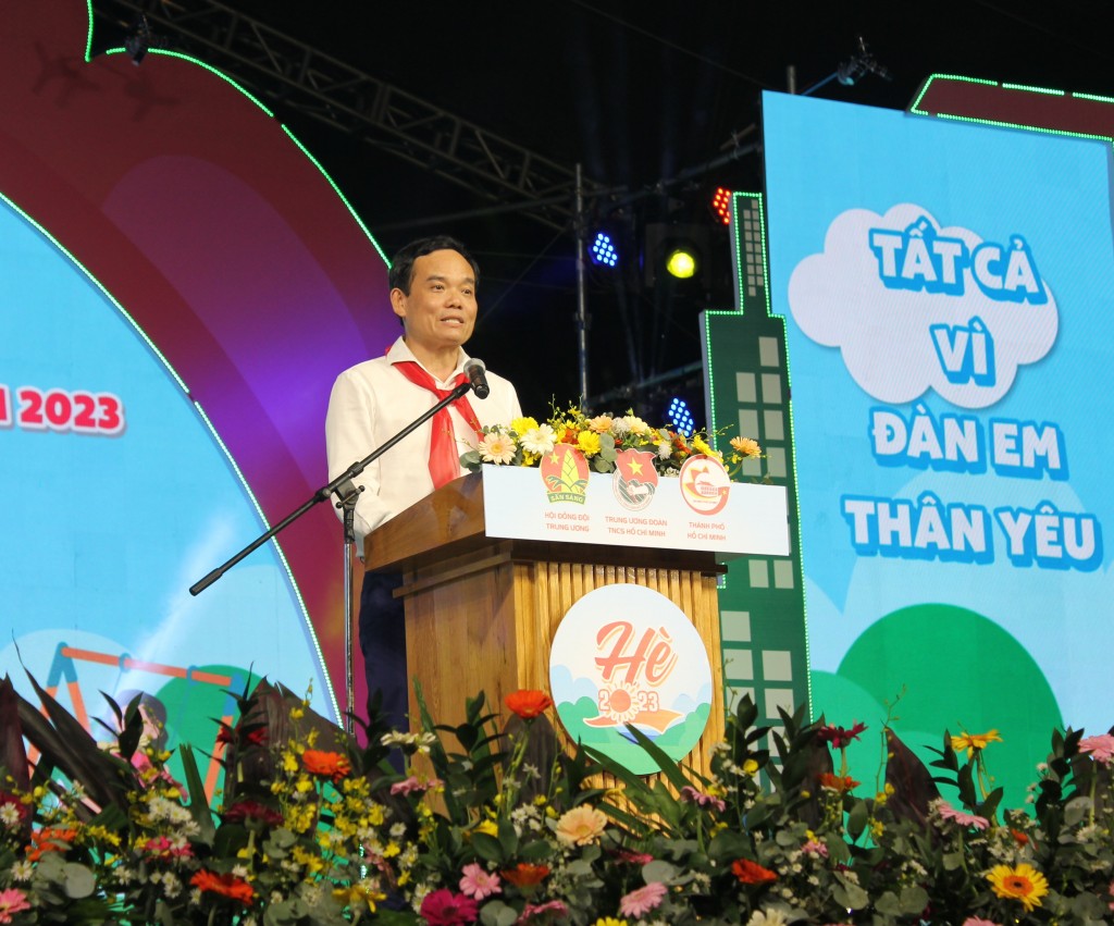 Phó Thủ tướng Trần Lưu Quàn phát biểu tại chương tình