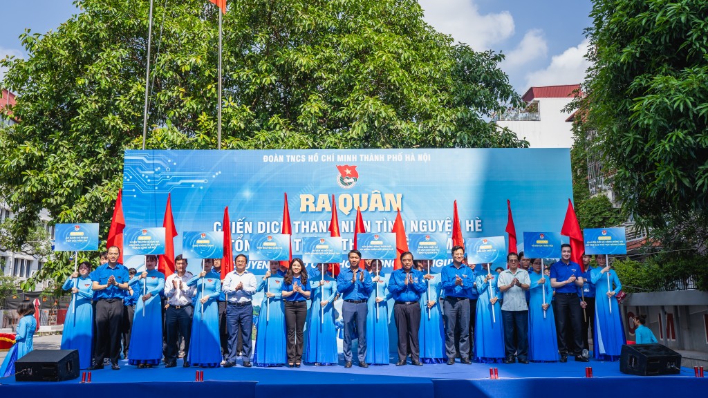 10 đội hình ra quân trong Chiến dịch Thanh niên tình nguyện hè 2023