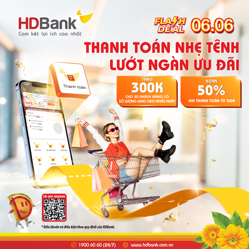 “Người dùng App thường sống thảnh thơi”, App HDBank luôn tươi mới