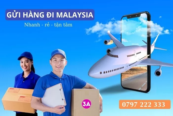 3A Express nhận gửi hàng qua Malaysia giá rẻ uy tín