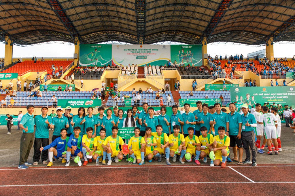 Giải thể thao học sinh phổ thông toàn quốc năm 2023 do Bộ Giáo dục và Đào tạo, Sở GD_ĐT tỉnh Thừa Thiên Huế tổ chức với sự đồng hành của nhãn hàng Nestlé MILO