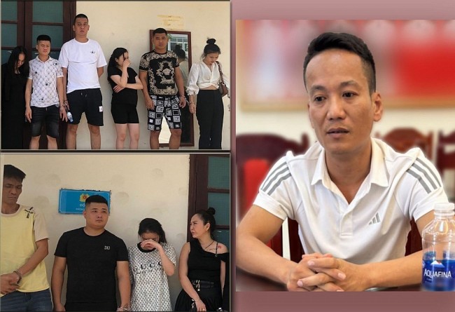 Bỉm Sơn (Thanh Hóa): Bắt quả tang 12 đối tượng tổ chức sử dụng trái phép ma túy