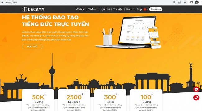 ICOEURO tiên phong chuyển đổi số trong đào tạo tiếng Đức