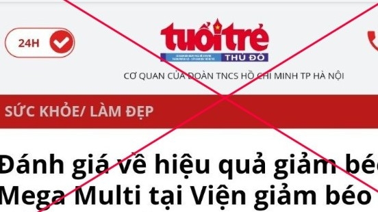 Cảnh báo trang web giả mạo Báo Tuổi trẻ Thủ đô quảng cáo cho cơ sở làm đẹp, lừa dối khách hàng