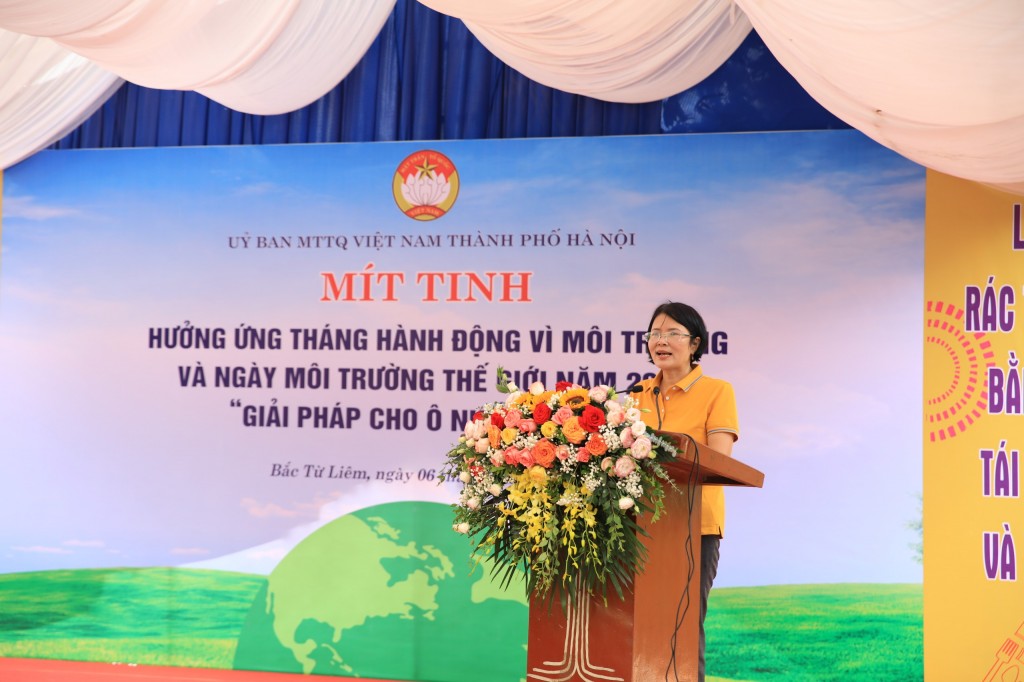 MTTQ Việt Nam TP Hà Nội hưởng ứng Tháng hành động vì môi trường