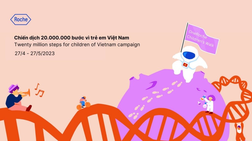 Phát động chiến dịch đi bộ “20 triệu bước vì trẻ em Việt Nam”