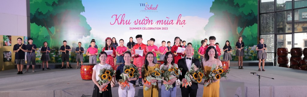 Ấn tượng "thanh" và "sắc" trong khu vườn mùa hạ tại TH School