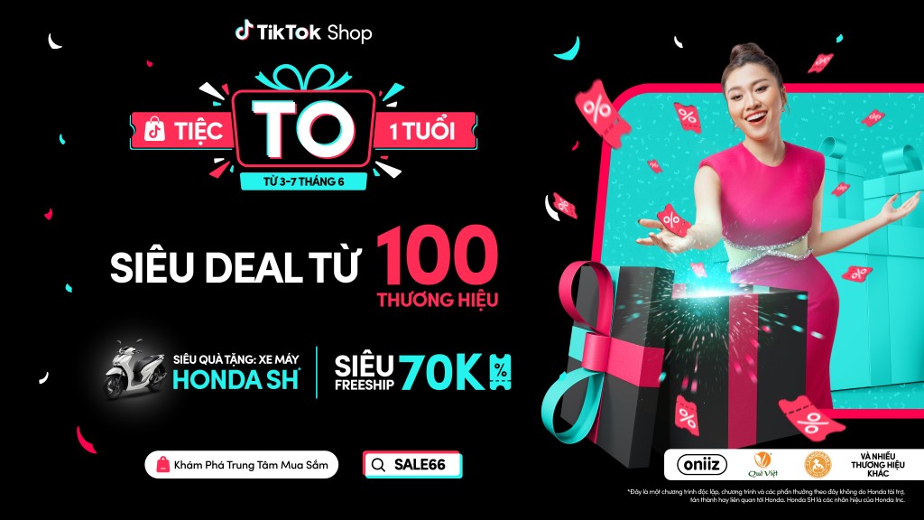 MC Thanh Thanh Huyền cùng nhiều thương hiệu tham dự đại tiệc của TikTok Shop