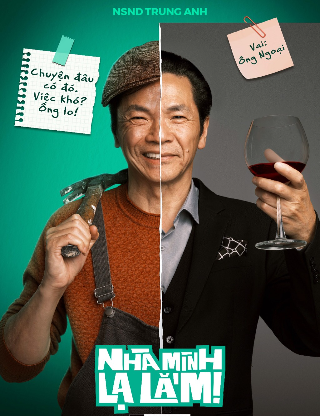 Tạo hình của NSND Trung Anh trong phim