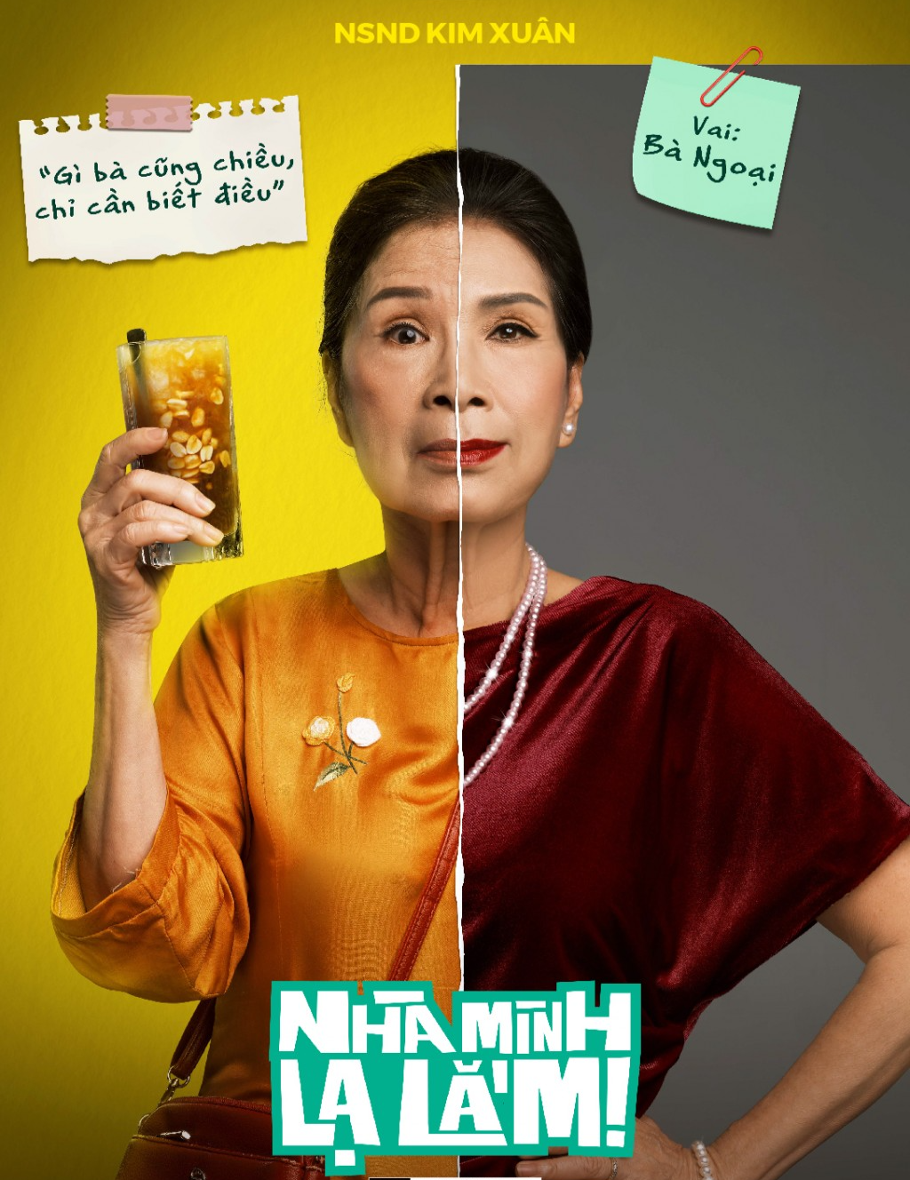 NSND Kim Xuân trong phim