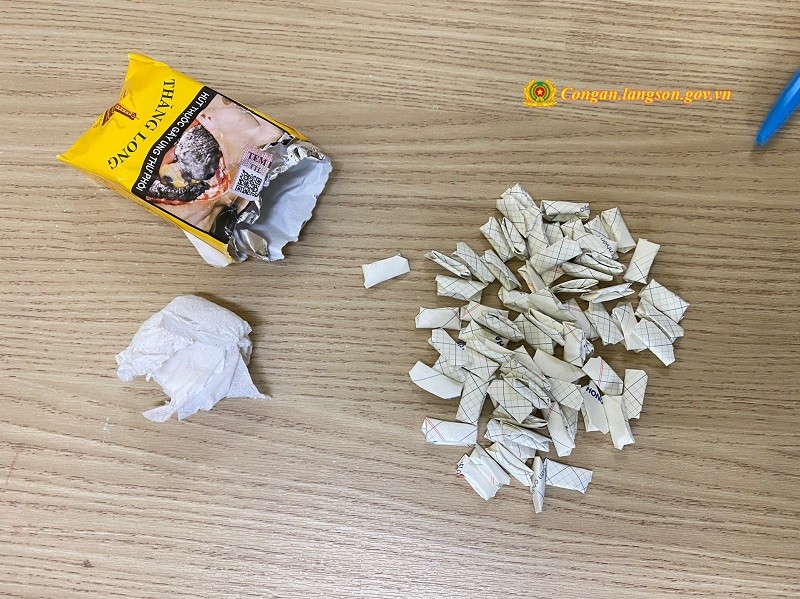 Tang vật thu giữ của đối tượng Lăng Văn An
