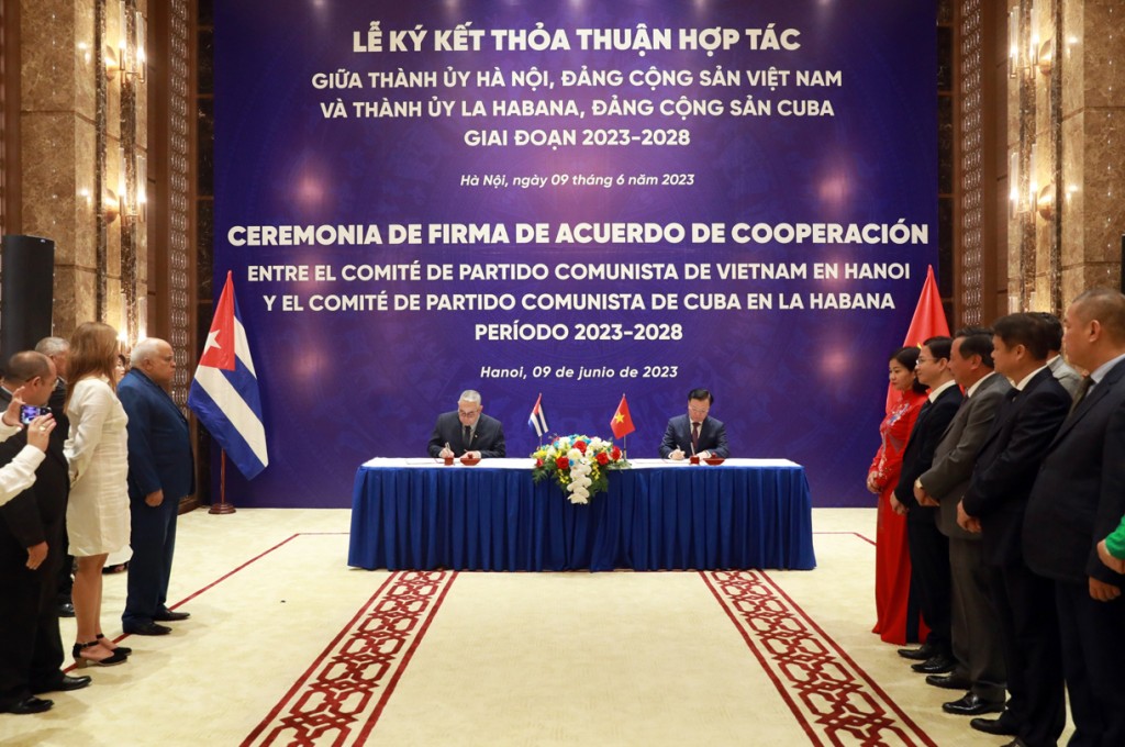 Phát triển hơn nữa quan hệ hợp tác toàn diện giữa hai Thủ đô Hà Nội và La Habana