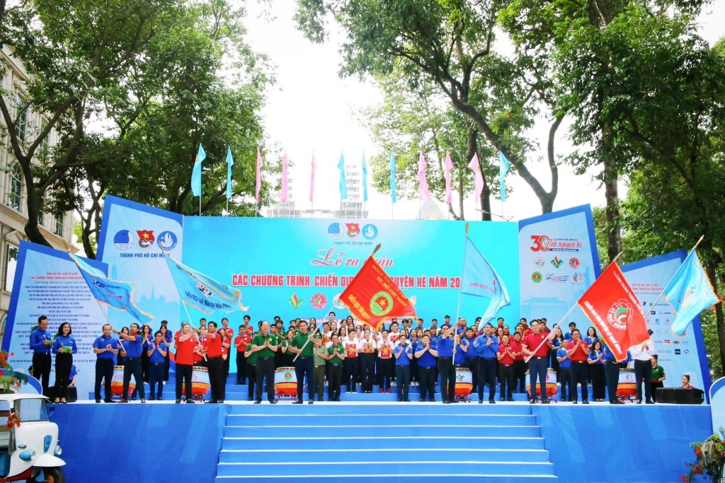 Nghi thức xuất quân tình nguyện hè năm 2023 Nghi thức xuất quân tình nguyện hè năm 2023