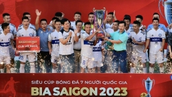 Mobi FC lên ngôi vô địch Siêu cúp bóng đá 7 người quốc gia Bia Saigon 2023