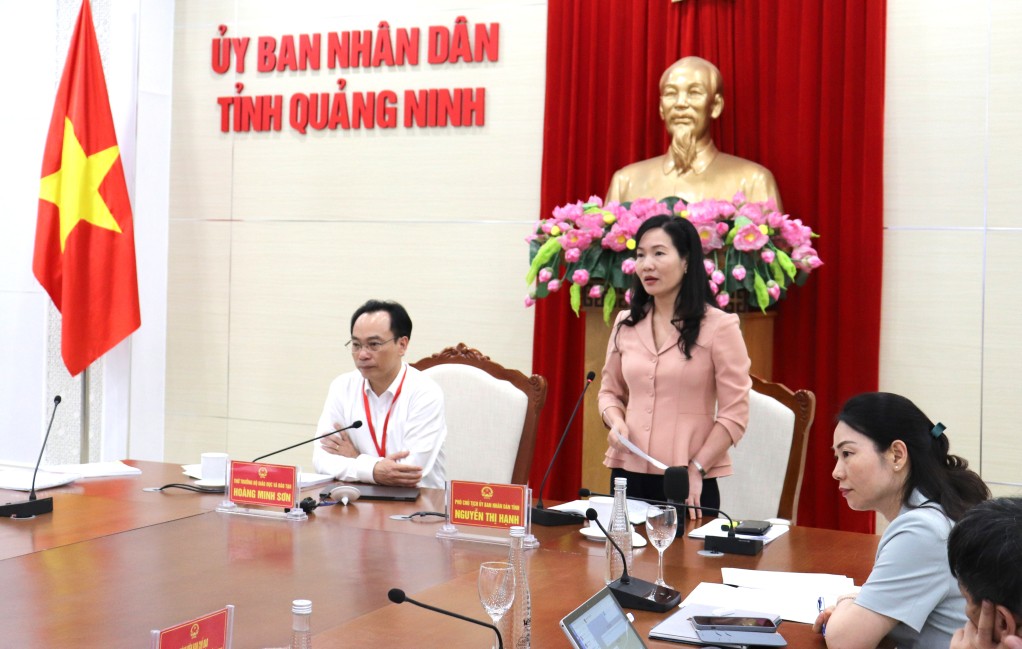 Bà Nguyễn Thị Hạnh, Phó chủ tịch UBND tỉnh Quảng Ninh thông tin về kỳ thị THPT quốc gia tại Quảng Ninh