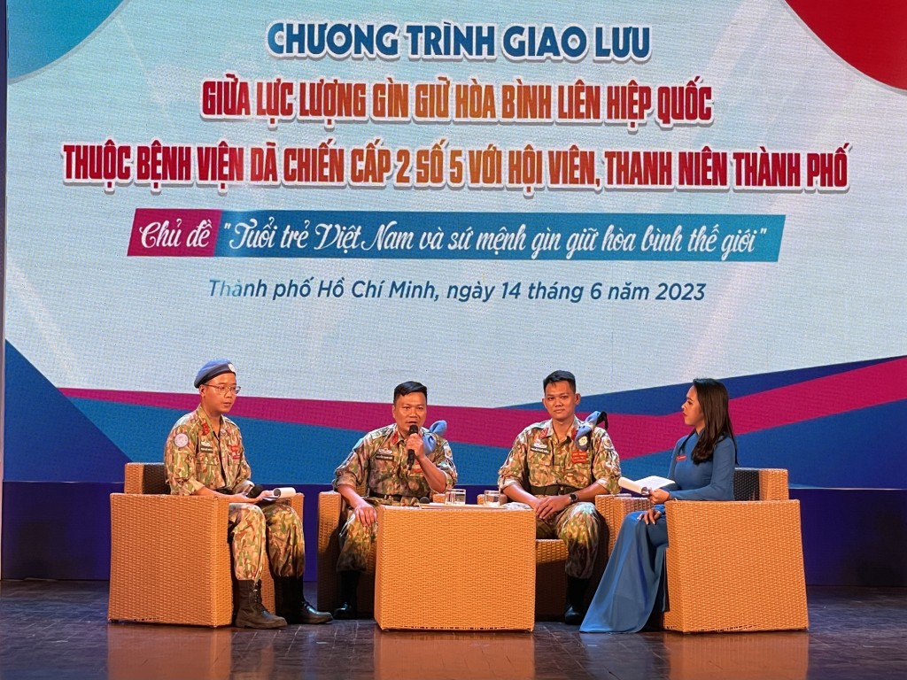 Tuổi trẻ TP Hồ Chí Minh giao lưu cùng Lực lượng gìn giữ hoà bình Liên hợp quốc