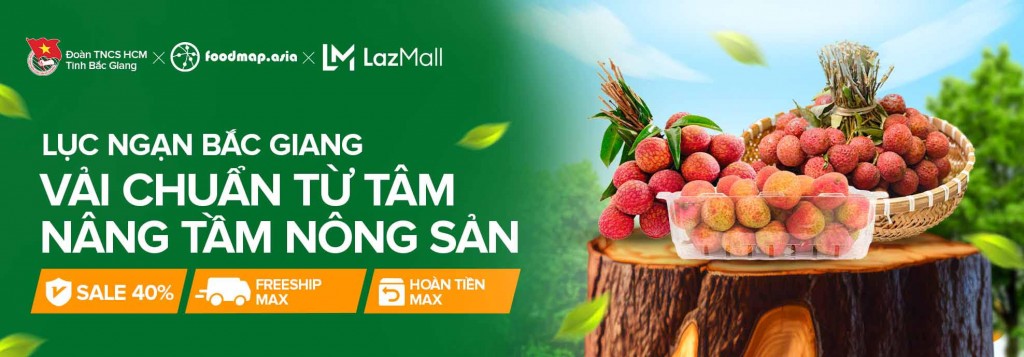 Lazada tiếp tục đồng hành cùng tỉnh Bắc Giang đưa vải thiều lên sàn thương mại điện tử