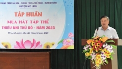 Tổ chức tập huấn "Múa, hát tập thể thiếu nhi Thủ đô năm 2023"