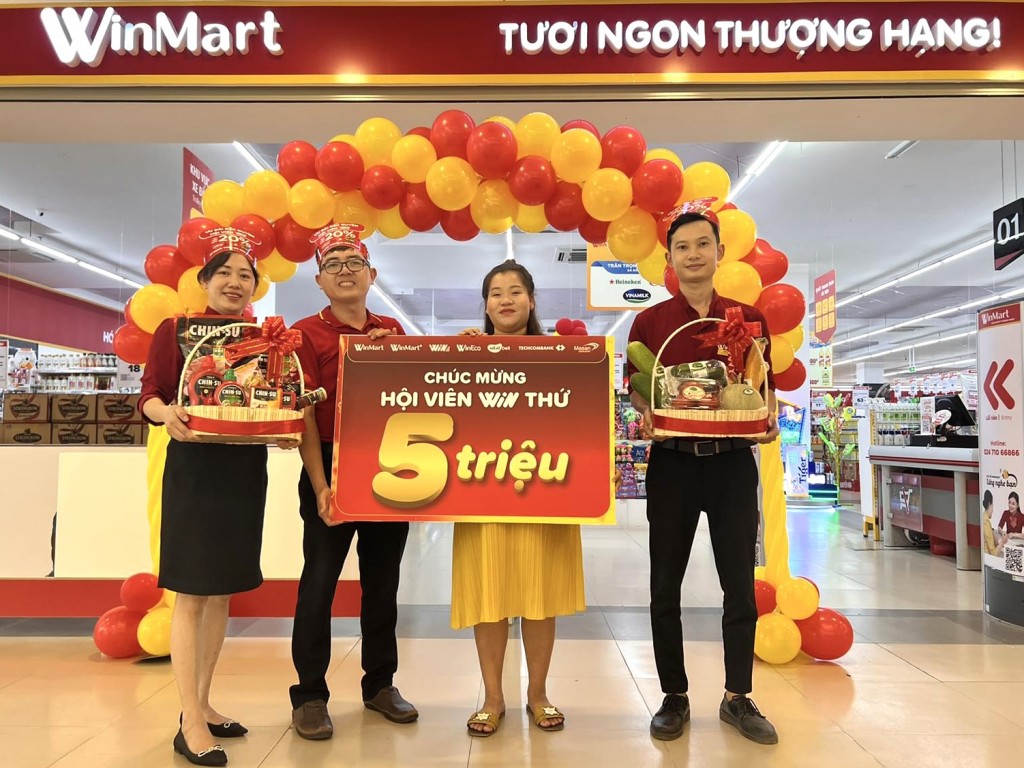 Trao tặng phần quà đặc biệt tới Hội viên WIN thứ 5 triệu