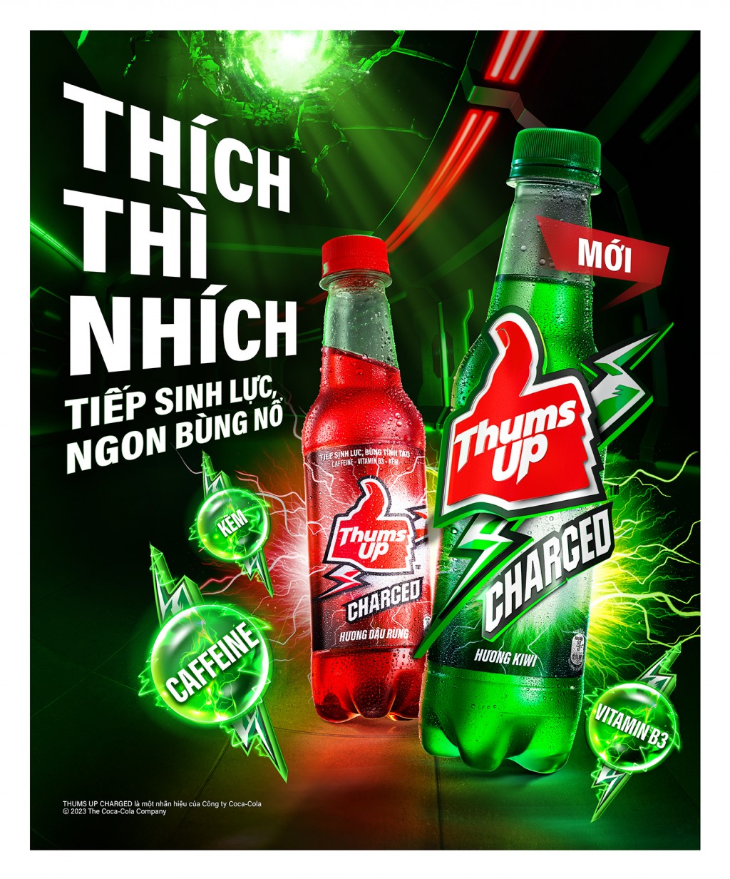 Thums Up Charged™ chính thức chào sân thị trường nước giải khát sôi động tại Việt Nam