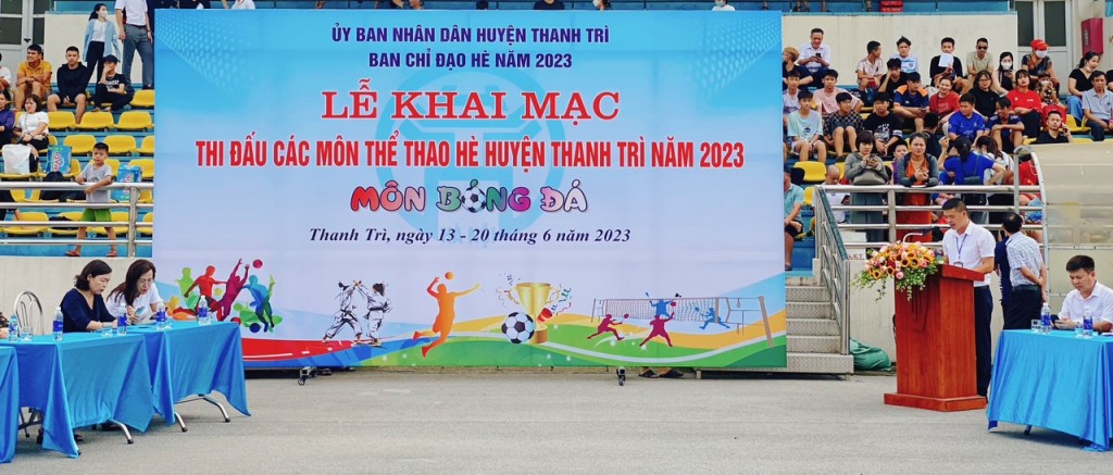 Lễ khai mạc các môn thể thao hè huyện Thanh Trì năm 2023