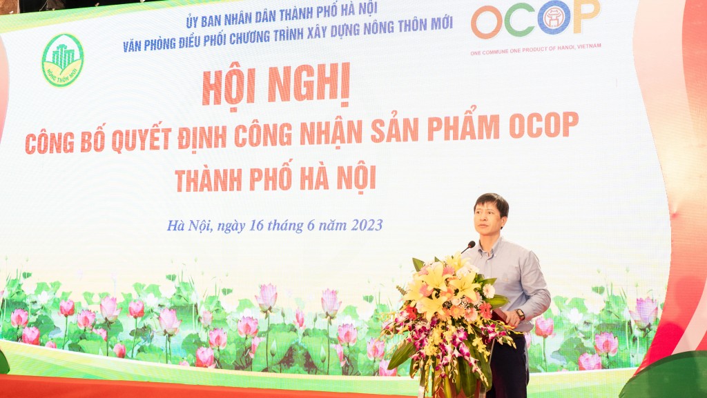 Hà Nội Công bố Quyết định và trao giấy chứng nhận 518 sản phẩm OCOP