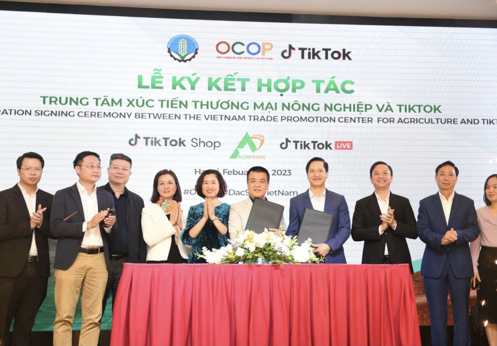 Trung Tâm Xúc Tiến Thương Mại Nông Nghiệp - Bộ Nông nghiệp và Phát triển Nông thôn và TikTok chính thức ký kết hợp tác