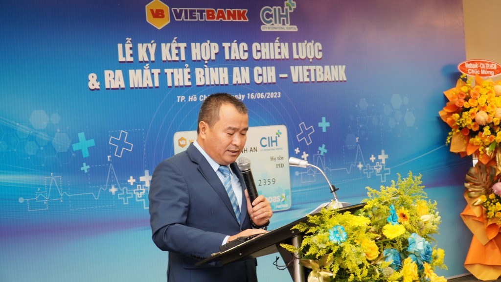 Ông Nguyễn Đăng Khoa - Phó Tổng Giám đốc phát biểu tại buổi lễ.