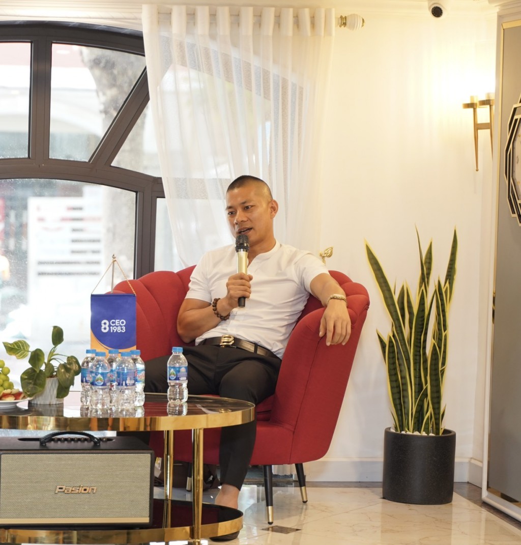Chủ tịch HĐQT Công ty cổ phần thời trang nam Lê Xuân Tùng chia sẻ tại sự kiện