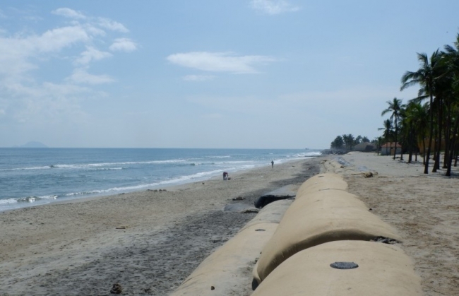 75 tỷ đồng xây 0,52km kè chống sạt lở bờ biển Tam Tiến