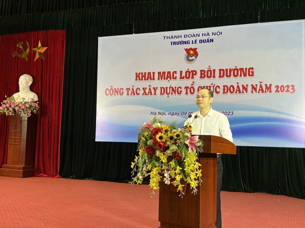 Khai mạc Lớp bồi dưỡng công tác xây dựng tổ chức Đoàn năm 2023