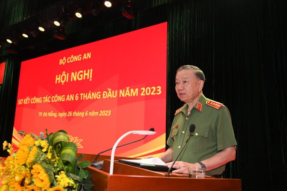 Bộ trưởng Tô Lâm phát biểu khai mạc Hội nghị.