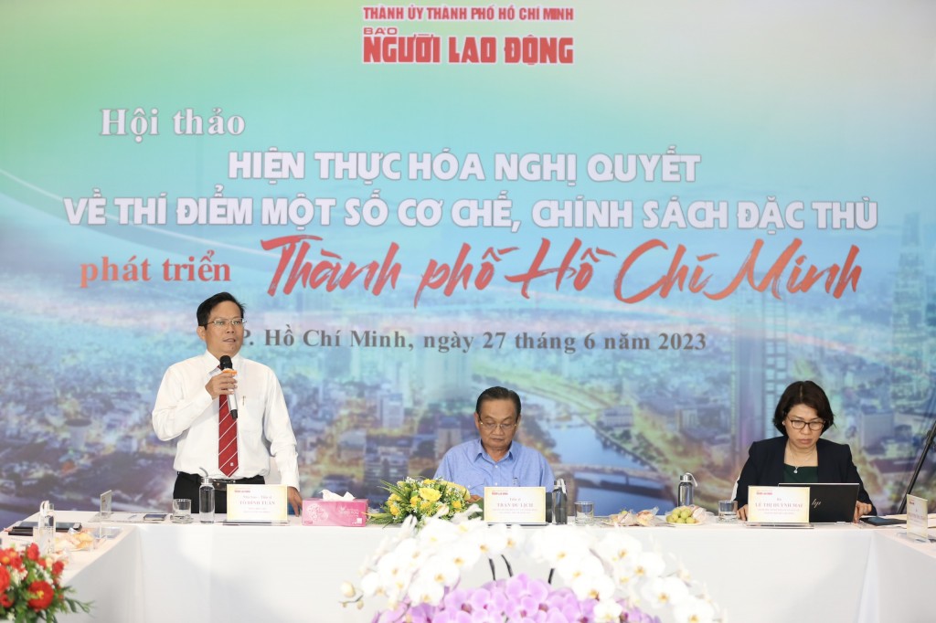 TP Hồ Chí Minh sẵn sàng áp dụng cơ chế, chính sách đặc thù mới